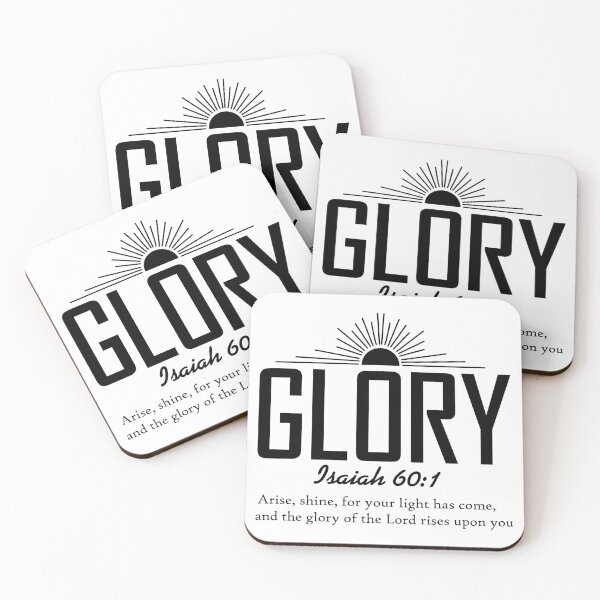 Item preview, Isaiah 60:1 GLORY Christian Typography – “Arise, Shine” Bible Verse Inspirational Design designed and sold by Alaska Magick.