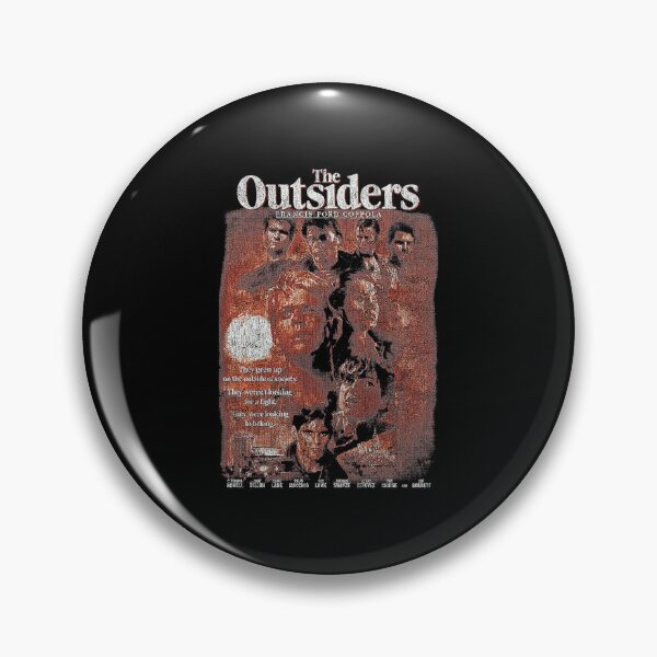 Item preview, The Outsiders Distressed Brown Group Illustration designed and sold by ANTYDEPAUL.