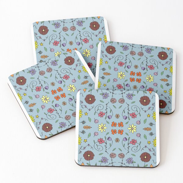 Item preview, Whimsical Garden – Hand-Drawn Floral Repeating Pattern designed and sold by RivendellBird.