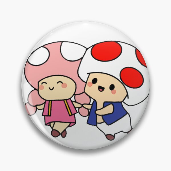 Item preview, Toad and Toadette designed and sold by stickersbytay.