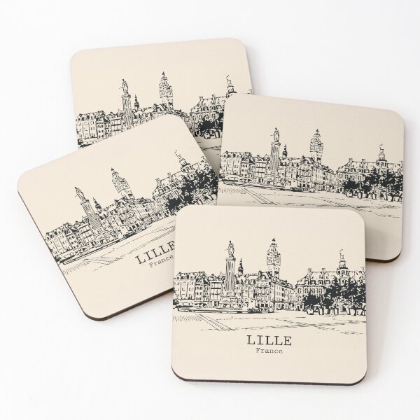 Item preview, Lille - France designed and sold by Lakeric Cityscapes.