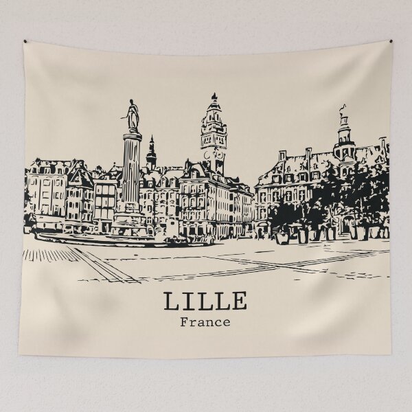 Item preview, Lille - France designed and sold by Lakeric Cityscapes.