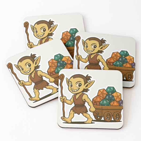 Item preview, Cute Dice Goblin - Wagon Full of Dice designed and sold by P.Squared.