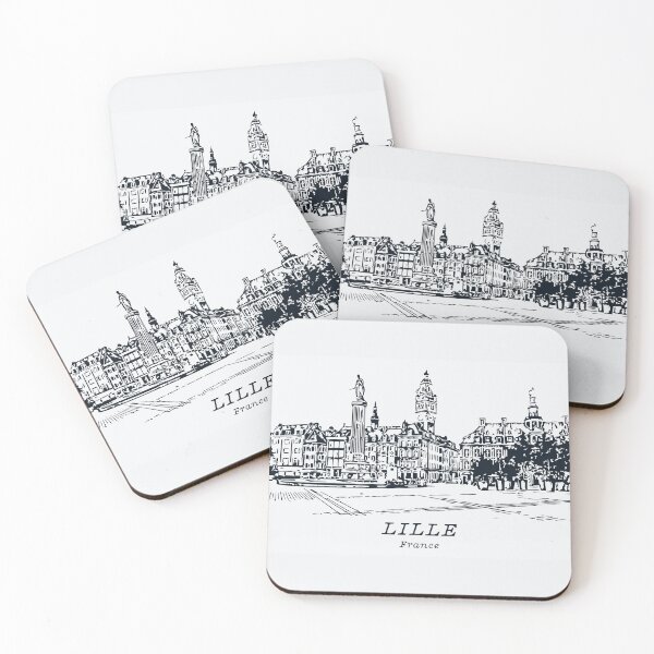 Item preview, Lille - France designed and sold by Lakeric Cityscapes.