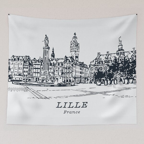 Item preview, Lille - France designed and sold by Lakeric Cityscapes.