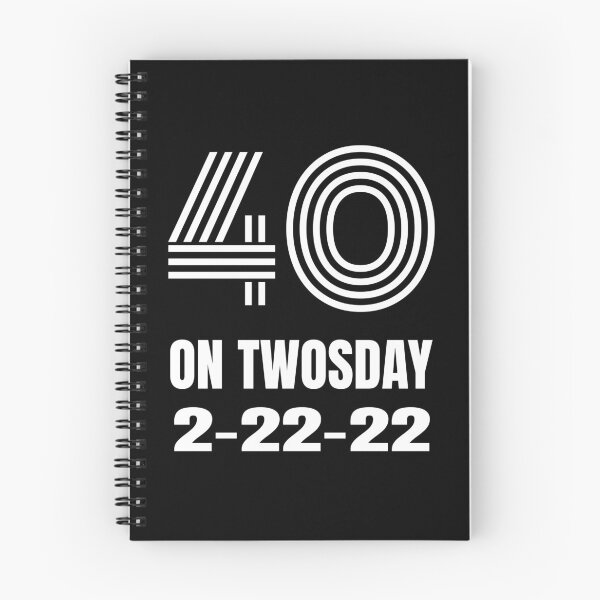 Item preview,  Twosday Celebrating 40th Birthday on February 22nd 2022 2-22-22 designed and sold by MimsTees.
