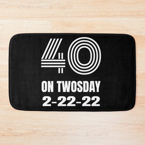 Item preview,  Twosday Celebrating 40th Birthday on February 22nd 2022 2-22-22 designed and sold by MimsTees.