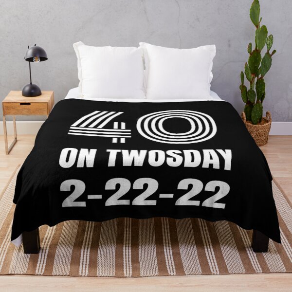 Item preview,  Twosday Celebrating 40th Birthday on February 22nd 2022 2-22-22 designed and sold by MimsTees.