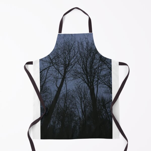Item preview, Silhouette Trees In A Blue Night Sky Photographic Print designed and sold by Mother-Nature65.