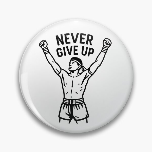 Item preview, Muay Thai Fighter – Never Give Up | Motivational Martial Arts Design designed and sold by The-Dodos.