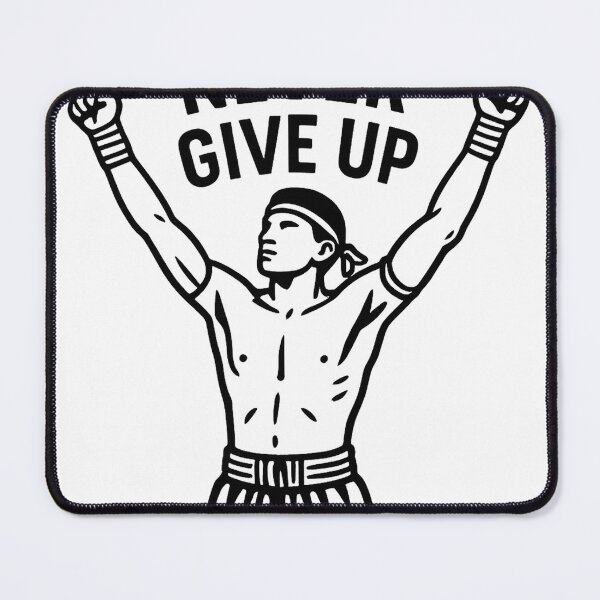 Item preview, Muay Thai Fighter – Never Give Up | Motivational Martial Arts Design designed and sold by The-Dodos.