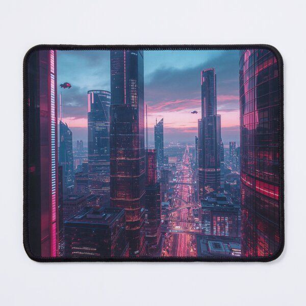 Item preview, Neon Sunset Megacity designed and sold by SoftgroveStudio.