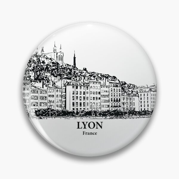 Item preview, Lyon - France designed and sold by Lakeric Cityscapes.