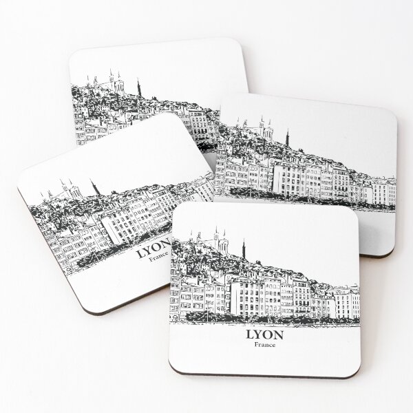 Item preview, Lyon - France designed and sold by Lakeric Cityscapes.