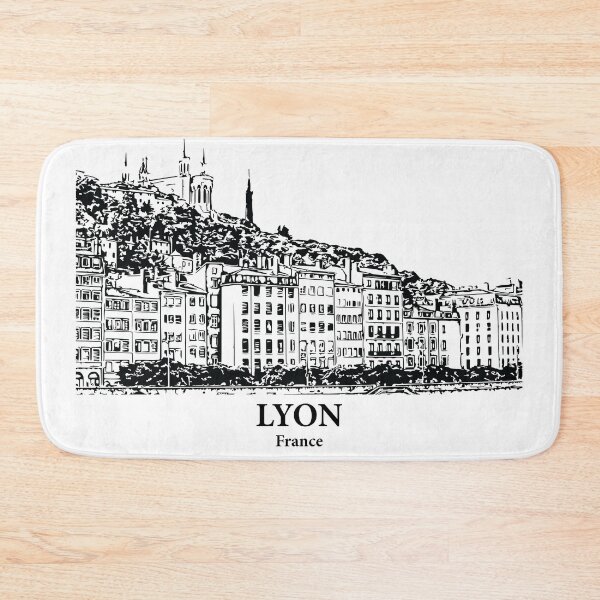 Item preview, Lyon - France designed and sold by Lakeric Cityscapes.