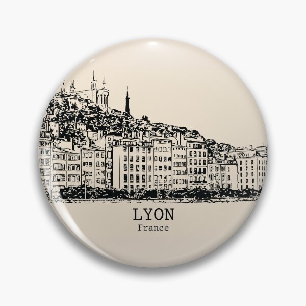 Item preview, Lyon - France designed and sold by Lakeric Cityscapes.