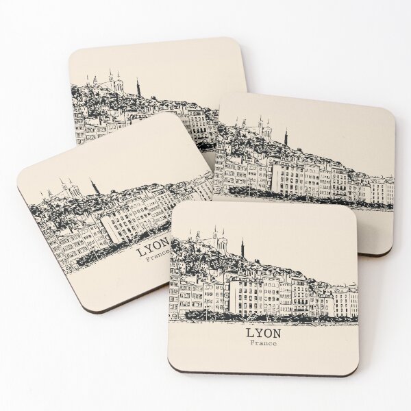 Item preview, Lyon - France designed and sold by Lakeric Cityscapes.