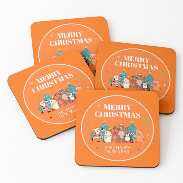 Item preview, Cute Merry Christmas & Happy New Year Illustration | Festive Holiday Characters Design | Christmas Sticker & T-Shirt Artwork designed and sold by arnabscreativeworld.