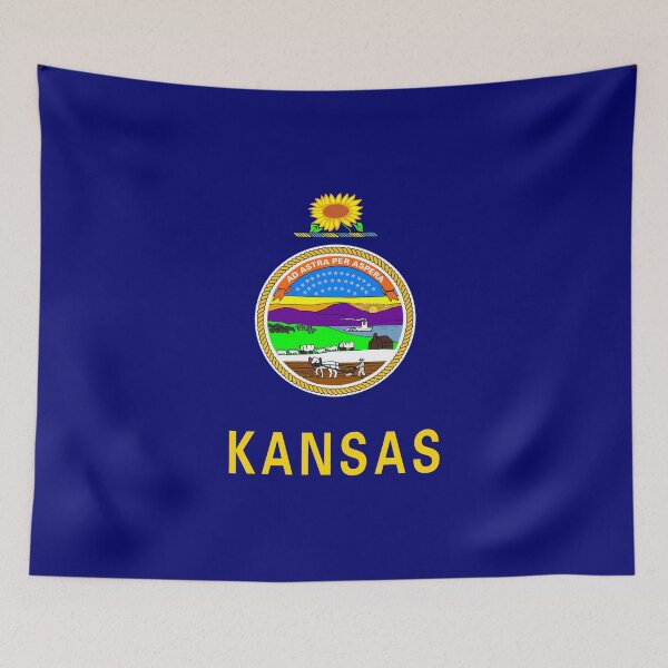Item preview, Kansas flag designed and sold by Pegasus00.