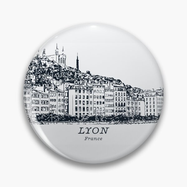 Item preview, Lyon - France designed and sold by Lakeric Cityscapes.