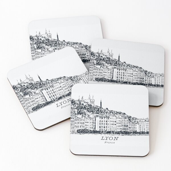 Item preview, Lyon - France designed and sold by Lakeric Cityscapes.