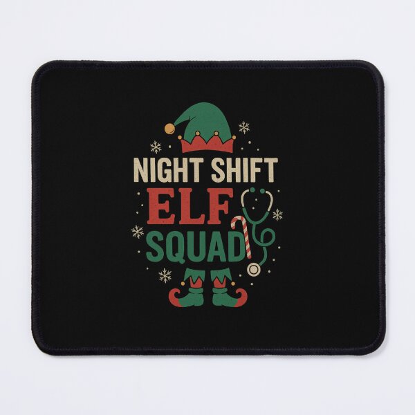 Item preview, Night Shift Elf Squad Xmas Nurse & Doctor Christmas designed and sold by CoolCreative.