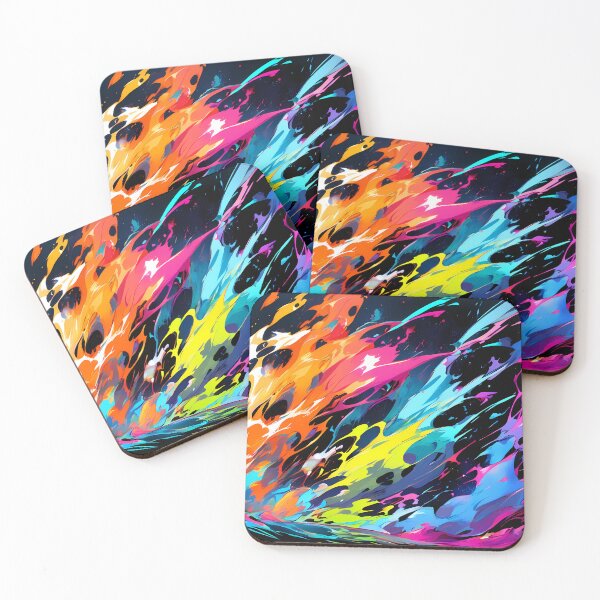 Item preview, Dog Vibrant Characters Explosive Colors Action Packed Scenes designed and sold by ART ATTACK ZONE.