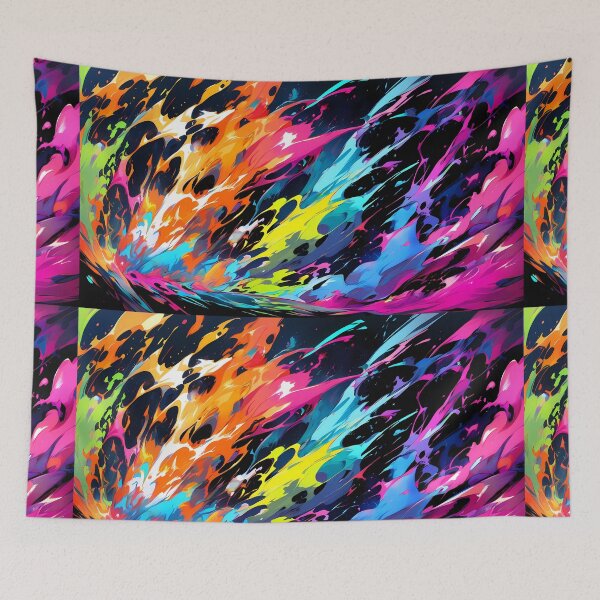 Item preview, Dog Vibrant Characters Explosive Colors Action Packed Scenes designed and sold by ART ATTACK ZONE.