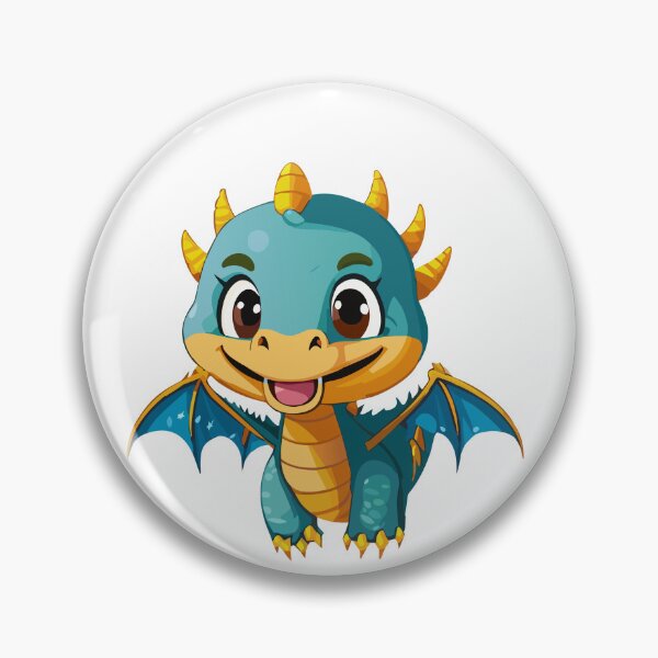 Item preview, Cute Little Flying Blue Baby Dragon designed and sold by Art-Horizon.