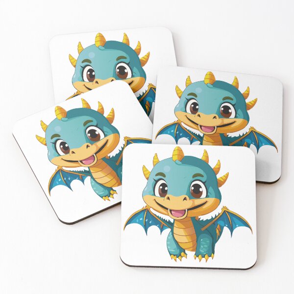 Item preview, Cute Little Flying Blue Baby Dragon designed and sold by Art-Horizon.