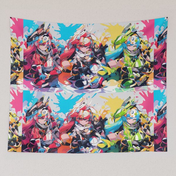 Item preview, Rabbit Vibrant Characters Explosive Colors Action Packed Scenes designed and sold by ART ATTACK ZONE.