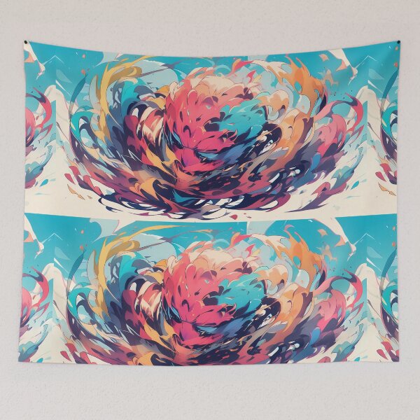 Item preview, Cow Vibrant Characters Explosive Colors Action Packed Scenes designed and sold by ART ATTACK ZONE.