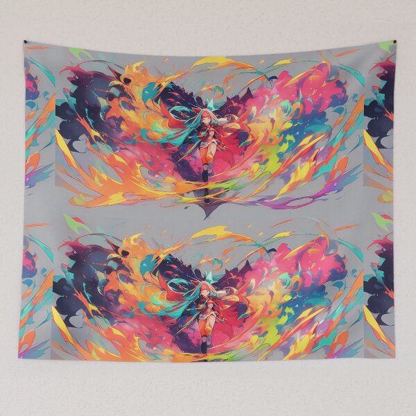 Item preview, Bull Vibrant Characters Explosive Colors Action Packed Scenes designed and sold by ART ATTACK ZONE.