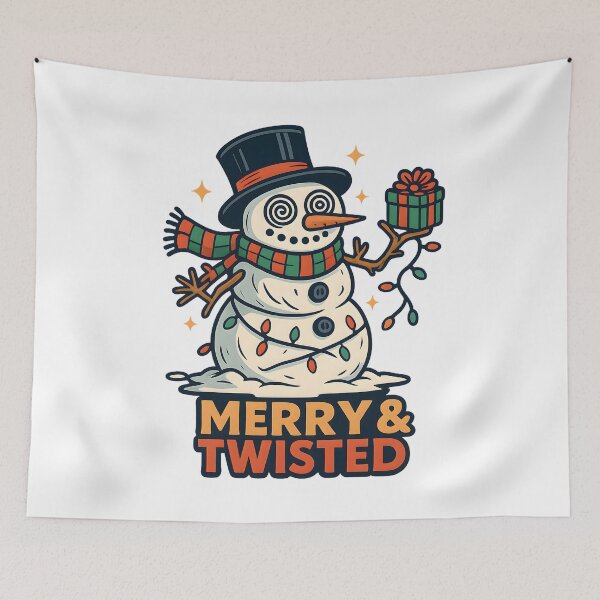 Item preview, Merry & Twisted – Funny Christmas Snowman designed and sold by SoulenCify.