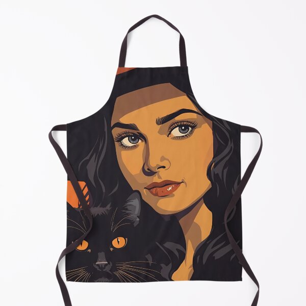 Item preview, Vintage Shy Witch Cat designed and sold by Vintage City.