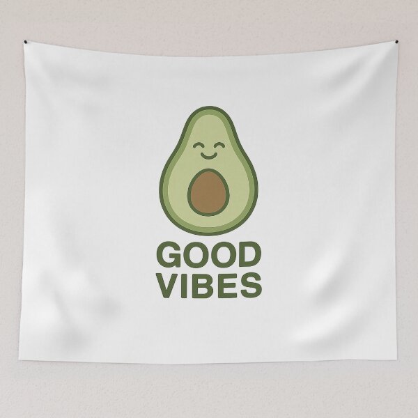 Item preview, Good Vibes Avocado Minimal designed and sold by VibeLab_Art.