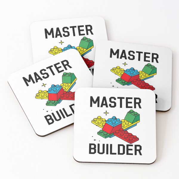 Item preview, Master Builder Toy Bricks Plane — Fun Colorful Building Block Design designed and sold by HBDStudio.