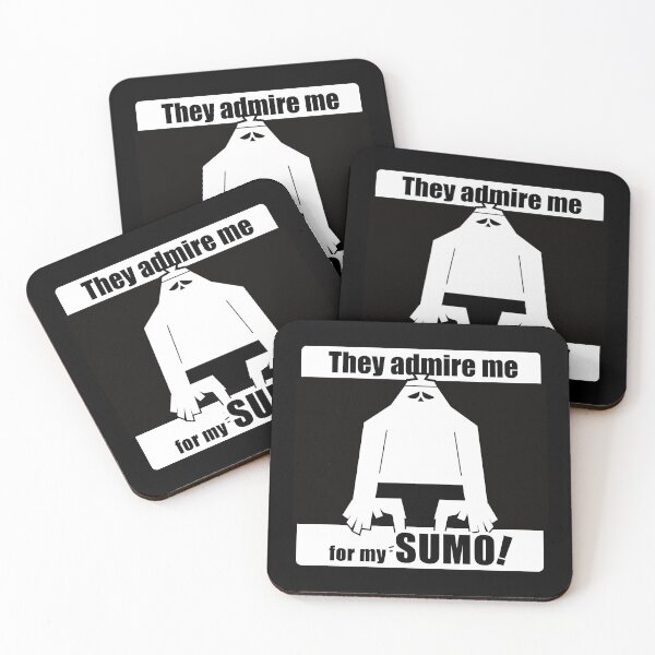 Item preview, They Admire Me for My SUMO – Japanese Strength Design(WHITE) designed and sold by R-T-Gracie.