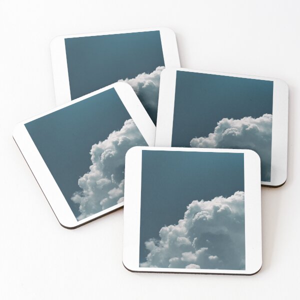 Item preview, Big Fluffy Clouds In A Deep Blue Sky Photographic Print designed and sold by Mother-Nature65.