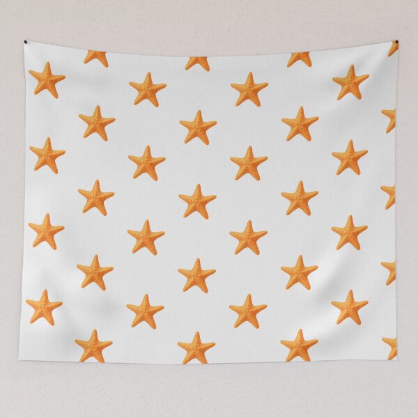 Item preview,  "Bright Orange Starfish Illustration designed and sold by Byarasstudio.