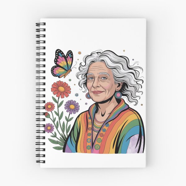 Item preview, Elderly White Hippie Women   designed and sold by AleksandraJac05.