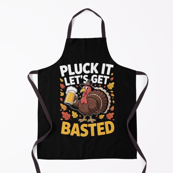 Item preview, Pluck It Lets Get Basted T-Shirt, Funny Thanksgiving Tee, Turkey Beer Shirt, Fall Leaves Graphic Tee, Thanksgiving Day Drinking T-Shirt designed and sold by SuperAndSocial.