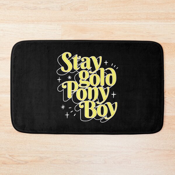 Item preview, The Outsiders Soft Yellow Stay Gold Script designed and sold by ANTYDEPAUL.