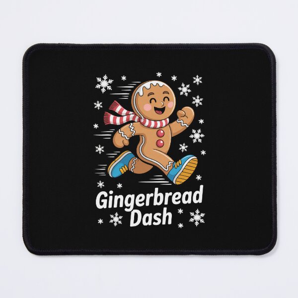 Item preview, Gingerbread Dash T-Shirt, Holiday Run Tee, Christmas Gift Idea, Festive Shirt, Running Gingerbread Man, Winter Wonderland Apparel designed and sold by SuperAndSocial.