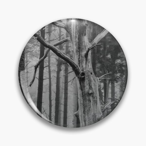 Artikelvorschau, Tote und sterbende Waldbäume Schwarzweiß Fotodruck entworfen und verkauft von Mother-Nature65.