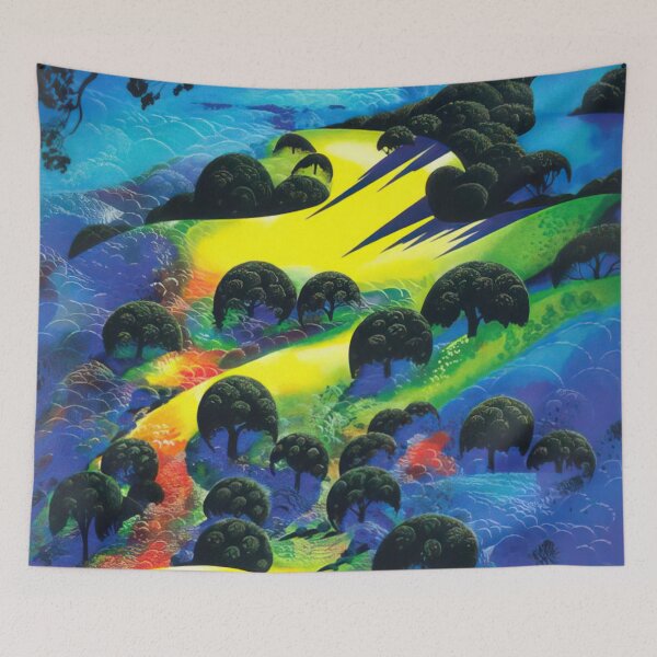 Item preview, Eyvind Earle - Fading Sunset Flame designed and sold by meldefiart.