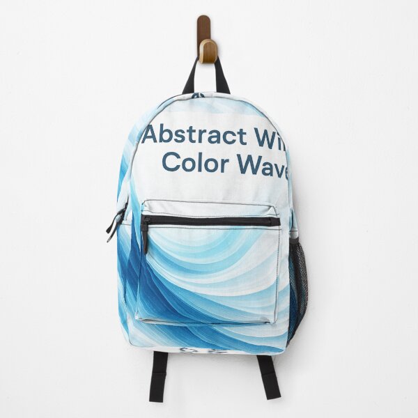 Item preview, Abstract Winter Color Waves – Frosty Blue Icy Gradient Art designed and sold by Sadia Jannat.