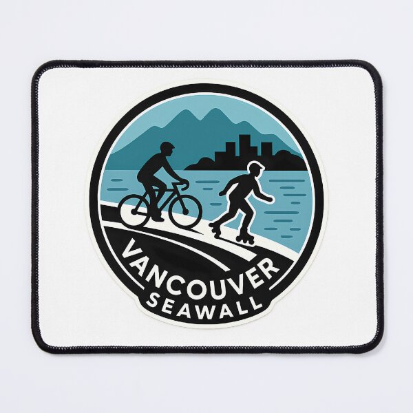 Item preview, Vancouver Seawall Bike Route designed and sold by Orca Chuckle Studios.