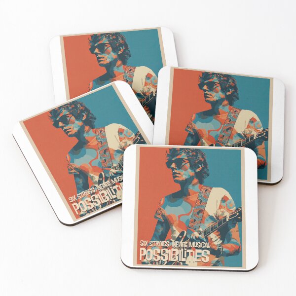 Item preview, Six Strings, Infinite Possibilities: Retro Guitar Vibes designed and sold by ForeverPrintsOK.