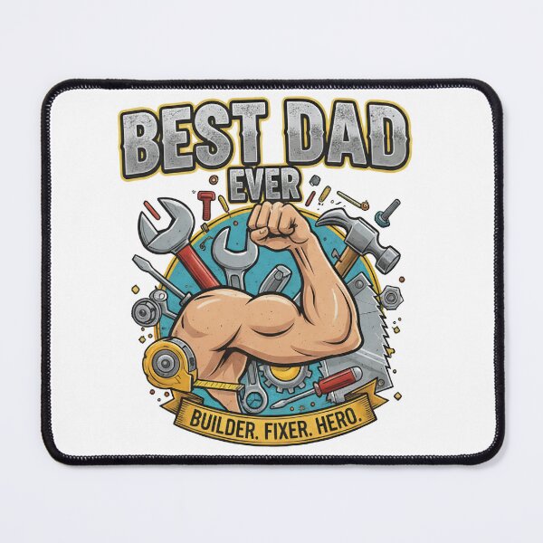 Item preview, Best Dad Ever | Builder Fixer Hero Handyman Art designed and sold by TheArtForge.